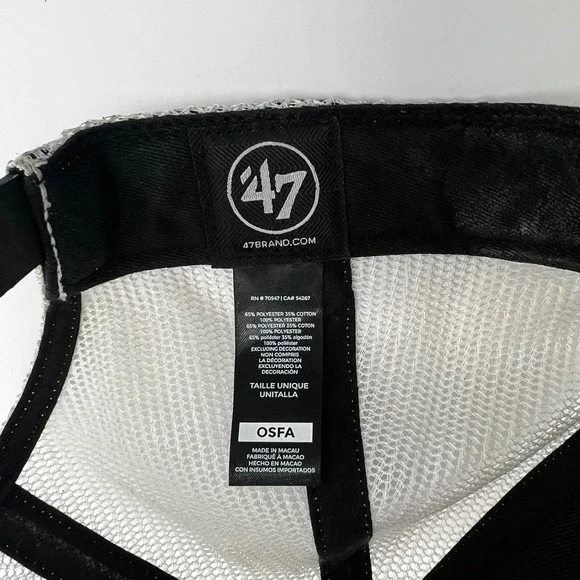 San Antonio Spurs '47 Black Trucker Hat - Picture 3 of 5